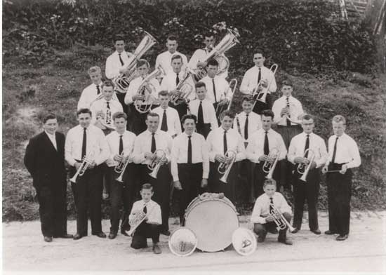 Musikkapelle bei der Gründung